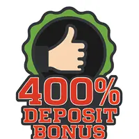 400 no deposit bonus logo