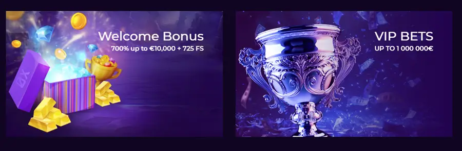 0xBet 2026 welkomstbonus banner screenshot