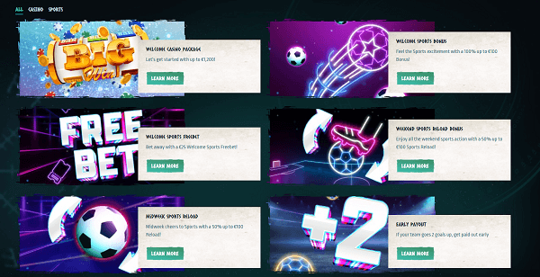 Bonussen en promoties van Nords casino
