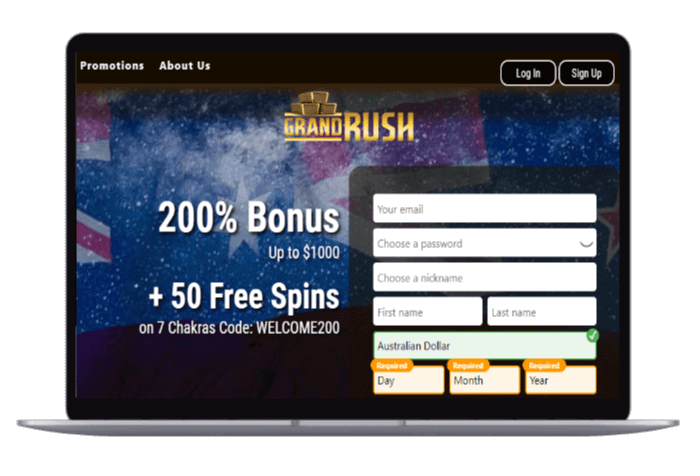 Grand Rush Casino logo