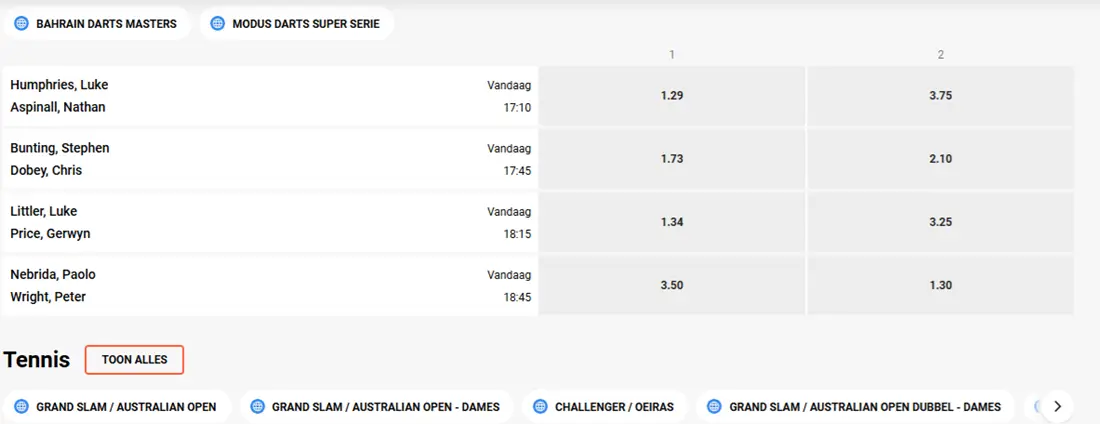 Leovegas sportsbook 2026 screenshot