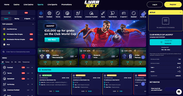 Lyrabet casino spotsbook