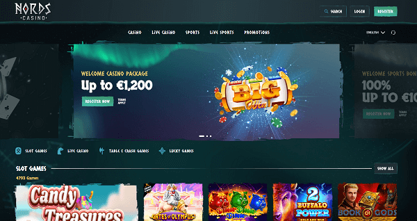 Nords casino hoofdpagina
