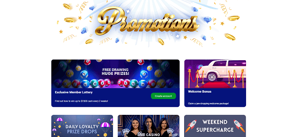 Promoties en bonussen van Bluvegas casino