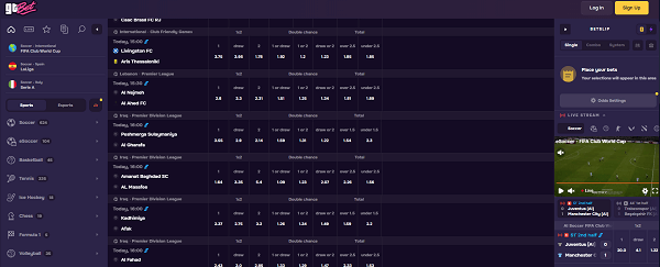 Sportsbook van gtbet casino