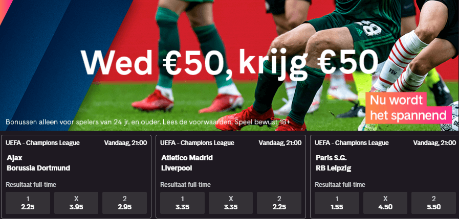 Sportweddenschappen holland casino online