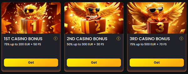 Welkomstbonus van Nixbet