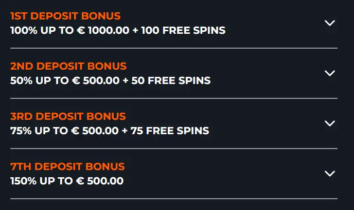 cusco casino welkombonus overzicht