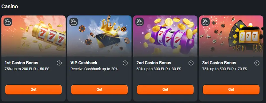 jungliwin casino welkomstbonus screenshot
