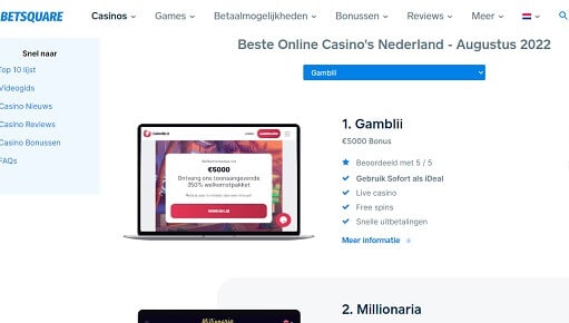 kies een echt geld casino