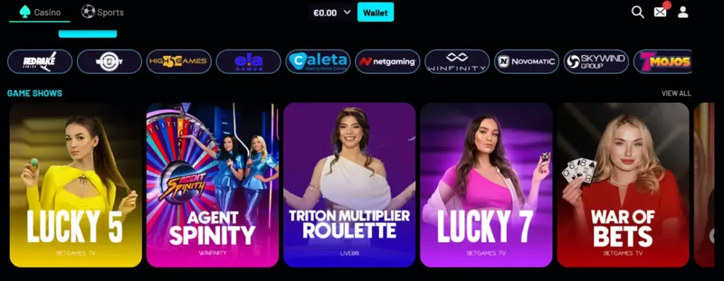 turbo wins live casino