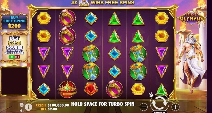Gates of Olympus screenshot