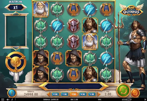 Multiplier op de online casino slot voor NL Rise of Olympus img
