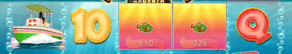 eeen aantal symbolen en hun waarden voor de online Casino slot Bigger Bass Bonanza