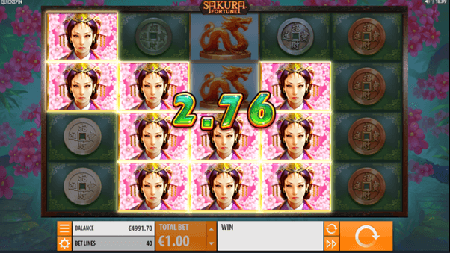 winnende combinatie in de slot voor nederlanders Sakura Fortune